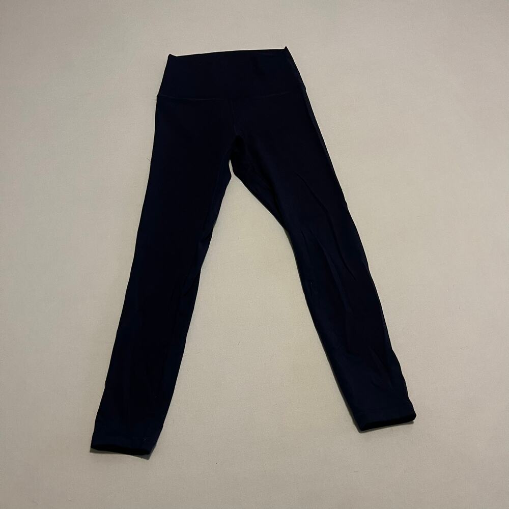 Fleo Dark Blue Leggings Workout tights M - Picture 2 of 7